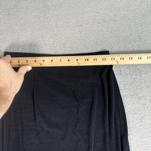 Tr Bentley Maxi Skirt Women’s Size Medium Black Stretch Y2K 90s Whimsy Goth - Picture 5 of 10
